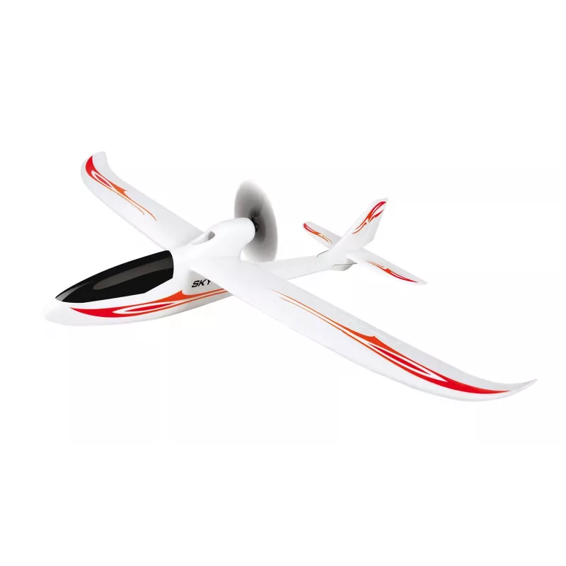 Amewi Skyrunner V3 RC elektriskais planieris ar žiroskopu, 3 kanālu, 750mm spārnu platums, RTF