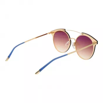 ANA HICKMANN HI3060-6804G Sieviešu liela izmēra kvadrātveida saulesbrilles Zelts Brūns gradients 68/13/145 mm