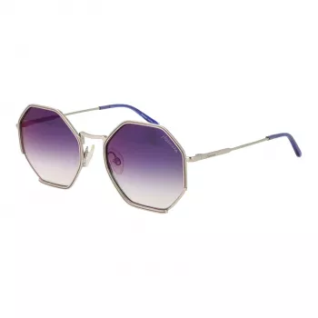 ANA HICKMANN Sieviešu kaķacsveida saulesbrilles HI3084-5406A - Havana/Bruņurupuča acetāta rāmis, gradienta brūnas lēcas, UV400 aizsardzība