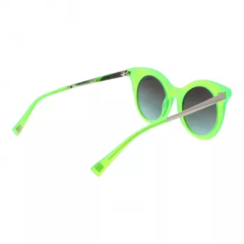 ANA HICKMANN Sieviešu kaķacs formas saulesbrilles HI9063-49T03 Havana Acetāts Brūnas gradienta lēcas 49mm