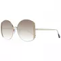 ANA HICKMANN Sieviešu saulesbrilles AH3188-5704A Zelts/Brūns Butterfly metāla rāmis UV400