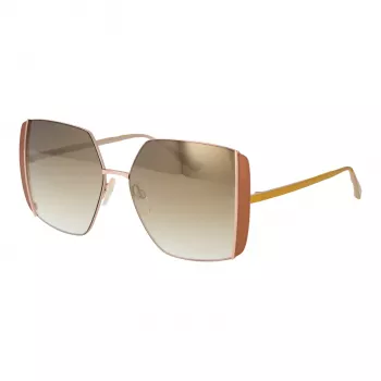 ANA HICKMANN Sieviešu saulesbrilles AH3189-5605B – Brūns acetāta rāmis, brūnas gradienta polikarbonāta lēcas, 57 mm lēcu platums, UV400 aizsardzība
