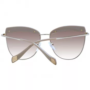 ANA HICKMANN Sieviešu Saulesbrilles AH3190-5902S Brūnas Havanānas Pārspīlēti Kvadrātveida Acetāta Rāmis Brūnas Gradienta Lēcas 60/15/145 mm