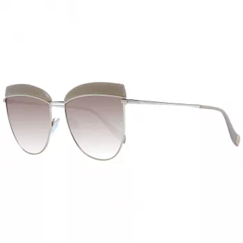 ANA HICKMANN Sieviešu Saulesbrilles AH3190-5902S Brūnas Havanānas Pārspīlēti Kvadrātveida Acetāta Rāmis Brūnas Gradienta Lēcas 60/15/145 mm