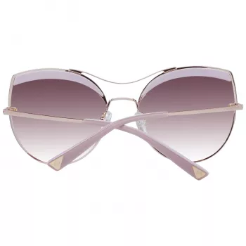 ANA HICKMANN Sieviešu saulesbrilles AH3207-59H01 Butterfly Cat Eye Acetāta rāmis Gradienta Brūna lēca UV400