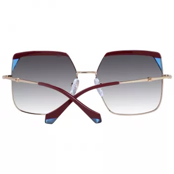 ANA HICKMANN Sieviešu saulesbrilles AH3253-59P02 Havana Brūns Butterfly Acetāta rāmis ar Brūniem Gradienta lēcām UV400
