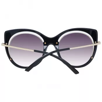 ANA HICKMANN Sieviešu saulesbrilles AH9265-54A01 - Melns acetāta rāmis, Pelēkas polikarbonāta lēcas, UV400 aizsardzība, 54/22/145 mm