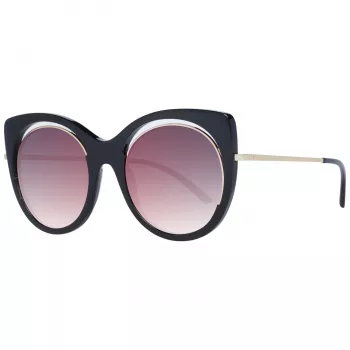 ANA HICKMANN Sieviešu saulesbrilles AH9265-54A01 - Melns acetāta rāmis, Pelēkas polikarbonāta lēcas, UV400 aizsardzība, 54/22/145 mm