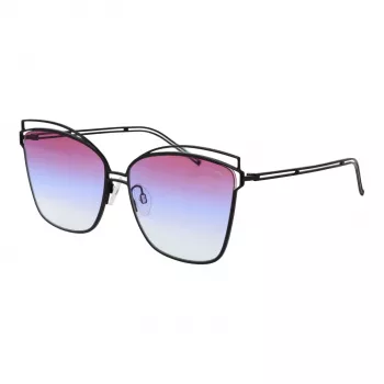 ANA HICKMANN Sieviešu saulesbrilles HI3049-6109B Havana Brūns Acetāts Kvadrātveida Rāmis Brūns Gradienta Lēcas 61/15/145 mm