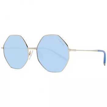 ANA HICKMANN Sieviešu Saulesbrilles HI3055-5704B Butterfly Acetāta Rāmis Brūnas Gradienta Lēcas 57mm