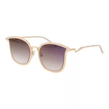 ANA HICKMANN Sieviešu saulesbrilles HI3065-5504A Havana Acetāts Brūns Gradienta Lēcas 55/21/145 mm