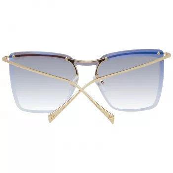 ANA HICKMANN Sieviešu saulesbrilles HI3081-13304C Havana Acetate Square Frame Brown Gradient Lens 55mm