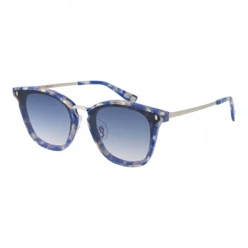 ANA HICKMANN Sieviešu saulesbrilles HI9065-49G22 Butterfly Cat-Eye Acetāts Havana Brūns Gradients 49mm
