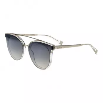 ANA HICKMANN Sieviešu saulesbrilles HI9080-62T04 Zelta tauriņa rāmis Brūnas gradienta lēcas 56mm