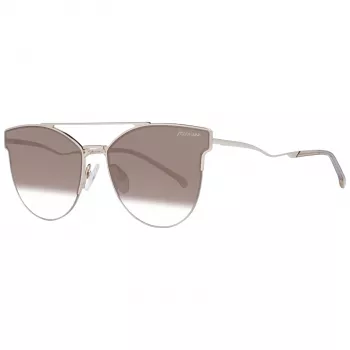 ANA HICKMANN Sieviešu saulesbrilles HI3096E-6104B Butterfly/Cat Eye Brūns Havana Acetāta Rāmis Brūns Gradienta Lēcas UV400 61/17/145 mm