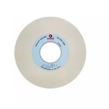 ANDRE plakanais slīpēšanas disks 250 mm x 25 mm x 76 mm 99A60K7VE01-35 balts, tips 1