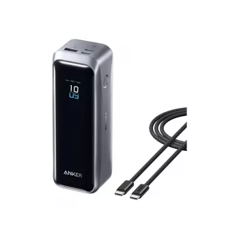 Anker Prime Power Bank 220W, 20,000 mAh, 2x USB-C & 1x USB-A, Melns