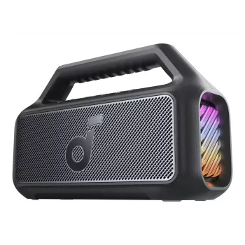 Anker Soundcore Boom 2 80W portatīvais Bluetooth skaļrunis, IPX7 ūdensizturīgs, melns