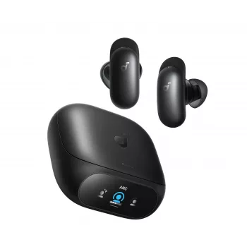 Anker Soundcore Liberty 5 Pro True Wireless Earbuds ar adaptīvo ANC, Hi-Res Audio un bezvadu uzlādi – Midnight Black