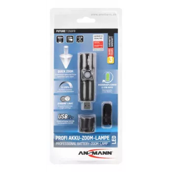 ANSMANN lukturītis Future T350FR 350 Lumen CREE LED fokusējams IPX4