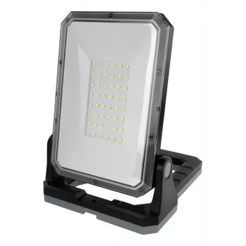 ANSMANN WL2000R-ECO uzlādējams LED darba lukturis, 2000 lm, 6500K, IP54, Power Bank, Melns/Pelēks