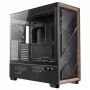 Antec Flux Pro Noctua Edition Full Tower korpuss, Melns/Koks, ar Noctua NA-FH1 ventilatora centrmezglu