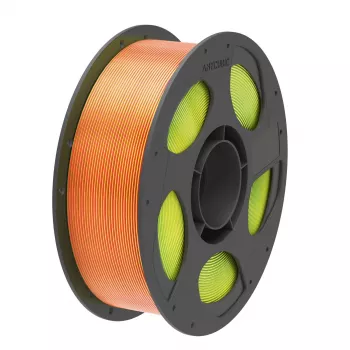 Anycubic PLA zīda pavediens trīskrāsu: sarkans dzeltens zaļš - 1.75mm 1kg