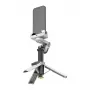 AOCHUAN M3 Pro Gimbal AI Statyw Selfie Stick 180cm ar LED lampu un RGB apgaismojumu Melns