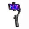 AOCHUAN Smart XE 3-Assu Gimbal Stabilizer ar AI izsekošanu un žestu vadību viedtālrunim, Melns
