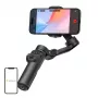 AOCHUAN X2 Standard Smartphone Gimbal Stabilizer ar žestu vadību un selfie stick, melns