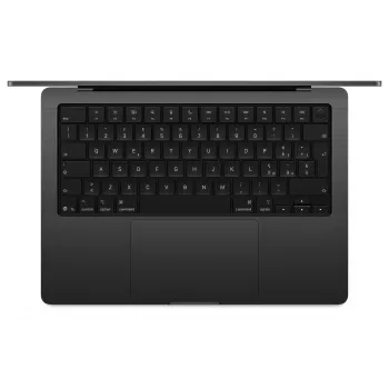 Apple MacBook Pro 14 M5 kosmosa melns, 24GB RAM, 4TB SSD, vācu tastatūra, nano tekstūras stikls, 70W USB-C barošanas adapteris