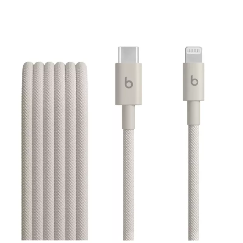 Apple USB-C to Lightning kabelis (1m) MDGL4ZM/A - Balts - Pīts neilons - MFi sertificēts