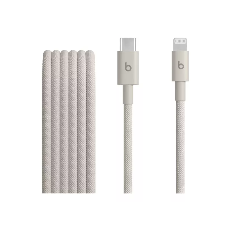 Apple USB-C to Lightning kabelis (1m) MDGL4ZM/A - Balts - Pīts neilons - MFi sertificēts
