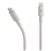 Apple USB-C to Lightning kabelis (1m) MDGL4ZM/A - Balts - Pīts neilons - MFi sertificēts