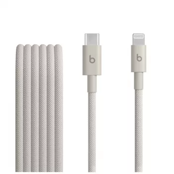 Apple USB-C to Lightning kabelis (1m) MDGL4ZM/A - Balts - Pīts neilons - MFi sertificēts