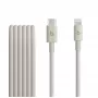 Apple USB-C to Lightning kabelis (1m) MDGL4ZM/A - Balts - Pīts neilons - MFi sertificēts