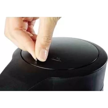 APS Budget Pump Pot 10915, 2,2L, 17 tases, nerūsējošais tērauds ar plastmasas vāku, sudraba/melns