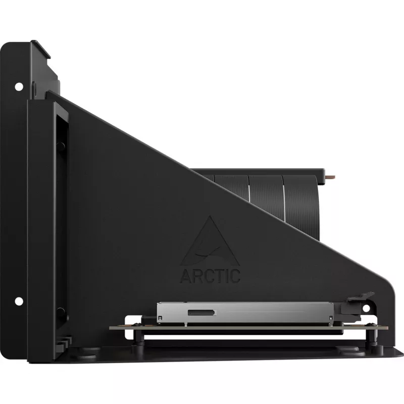 Arctic Accelero Vertical GPU Mount PCIe 4.0 Riser Cable 160 mm melns