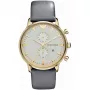ARMANI AR0386 Vīriešu Klasisks Kvarca Pulkstenis 40mm Sudraba Ciparnīca Brūna Ādas Siksniņa