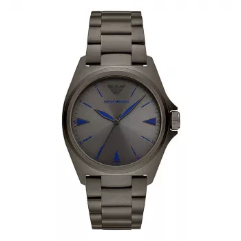 Pulkstenis ARMANI AR11381 vīriešu kvarca analogs 40mm nerūsējošais tērauds zils ciparnīca