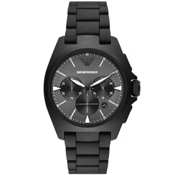 ARMANI AR11412 vīriešu hronogrāfa pulkstenis, nerūsējošais tērauds, 42 mm, zils ciparnīca