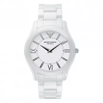 ARMANI AR1442 Vīriešu Keramikas Pulkstenis 42mm Melns Ciparnīcas Hronogrāfs