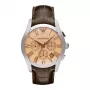 Armani AR1634 vīriešu hronogrāfa pulkstenis, nerūsējošais tērauds, 42 mm