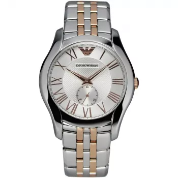 ARMANI AR1824 Sieviešu pulkstenis ar nerūsējošā tērauda korpusu un aproci, 32 mm, sudraba