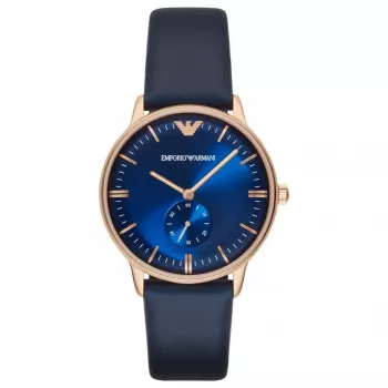 ARMANI AR2071 vīriešu pulkstenis 40mm nerūsējošais tērauds melns ciparnīca Milānas sieta aproce
