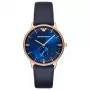 ARMANI AR2071 vīriešu pulkstenis 40mm nerūsējošais tērauds melns ciparnīca Milānas sieta aproce