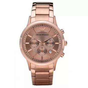 Armani AR2452 Vīriešu hronogrāfa pulkstenis 43mm Nerūsējošais tērauds Zils ciparnīca