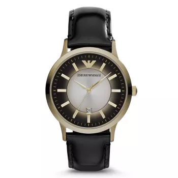 Armani AR2468 Vīriešu Hronogrāfa Pulkstenis ar Zilu Ciparnīcu un Nerūsējošā Tērauda Rokas Sprādzi 40mm