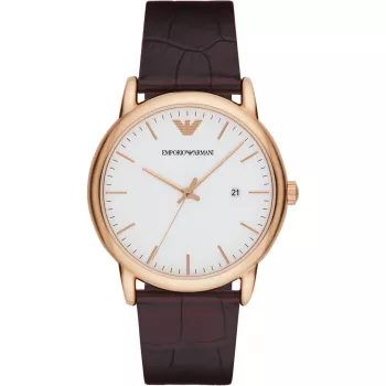 ARMANI AR2502 Vīriešu kvarca analogais pulkstenis 43mm nerūsējošais tērauds zils ciparnīca