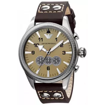ARMANI AR5837 Vīriešu hronogrāfa pulkstenis, nerūsējošais tērauds, 44mm